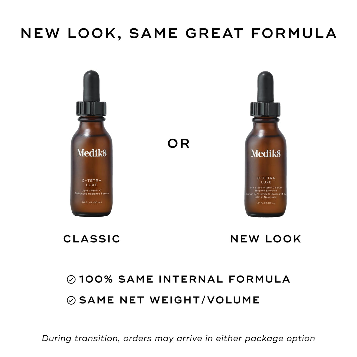 Medik8 C-Tetra Luxe - Balancing Vitamin C Serum For Face - Smooths Fine Lines and Wrinkles - Face Serum with Squalane - Vegan and Gluten Free - 1.0 oz