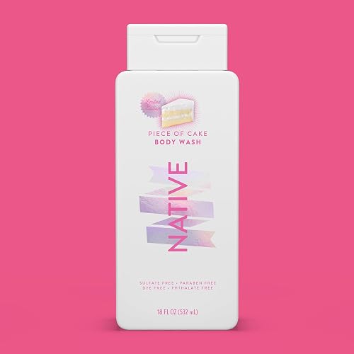 Native Body Wash Contains Naturally Derived Ingredients | For Women & Men, Sulfate, Paraben, & Dye Free Leaving Skin Soft and Hydrating | Piece Beauty & Personal Care Native