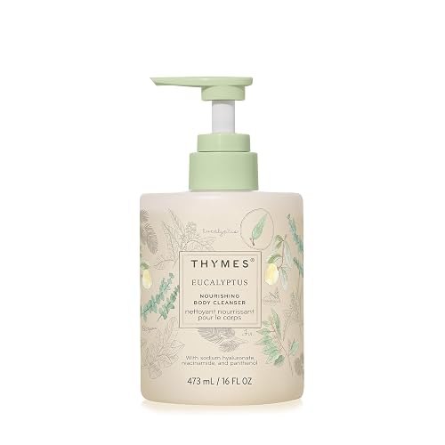 Thymes Nourishing Body Cleanser - Large Moisturizing Body Wash with Pump - Hydrating Cleanser - Notes of Eucalyptus Oil, Lemon, Petitgrain, Bergamot Beauty & Personal Care Thymes