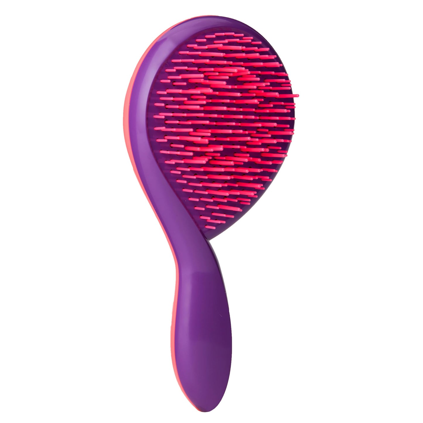 Michel Mercier The Girlie Detangle Brush - Painless Detangling Brush - Easy Grip Hair Brush Design - Thick and Curly Hair - Pink-Purple - 1 pc Beauty & Personal Care Michel Mercier