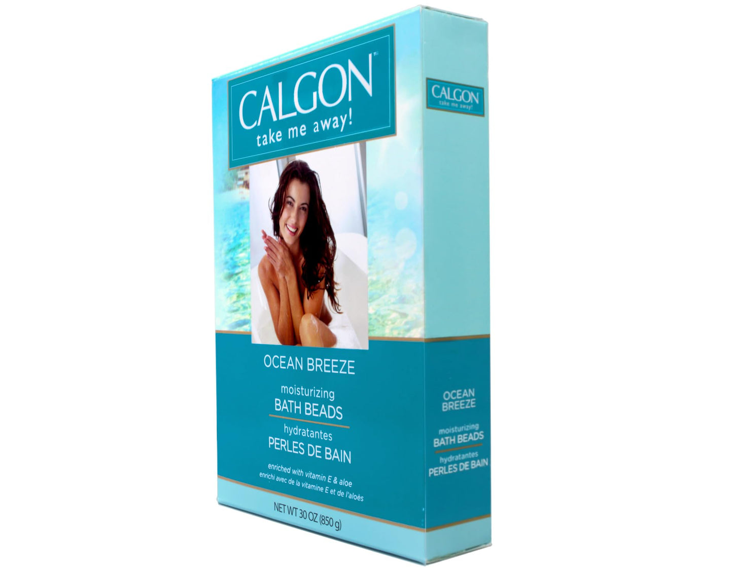 Calgon Ultra Moisturizing Bath Beads 30 Oz (Ocean Breeze, Pack of 3) Beauty and Personal Care Calgon