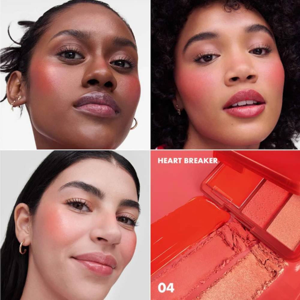 SEPHORA COLLECTION Blush Cream & Powder Palette - 04 Heart Breaker - (Vibrant Red Blush Palette) Beauty & Personal Care SEPHORA