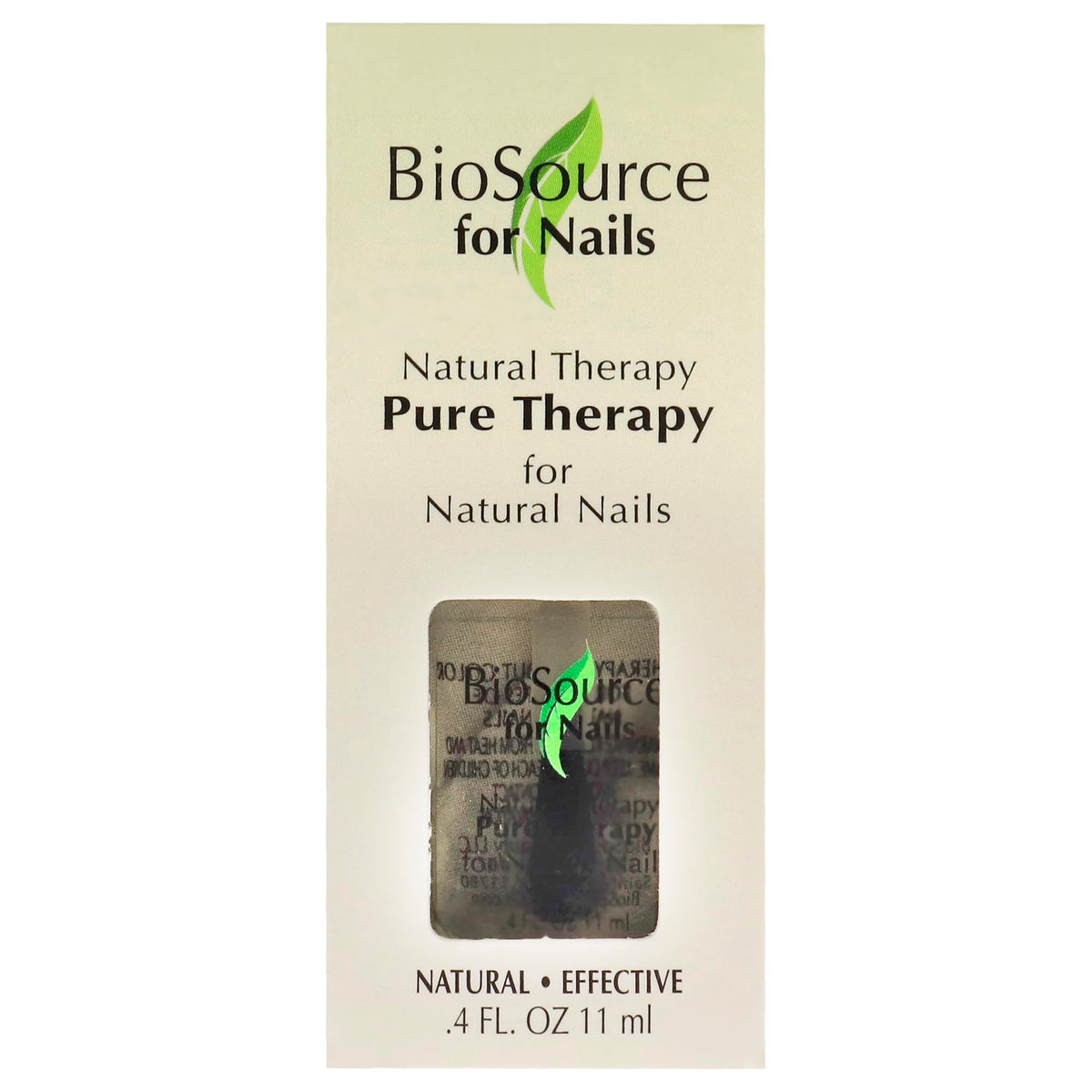 BioSource for Nails Natural Therapy Pure Therapy Clear Coat, 0.4 oz
