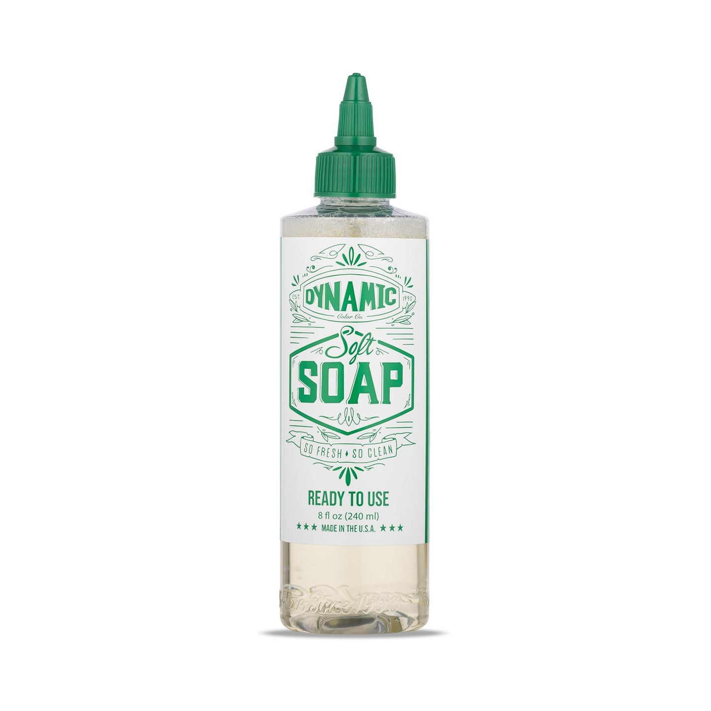 Dynamic Color Co - Soft Green Soap 8oz Bottle Beauty & Personal Care Dynamic Color Co