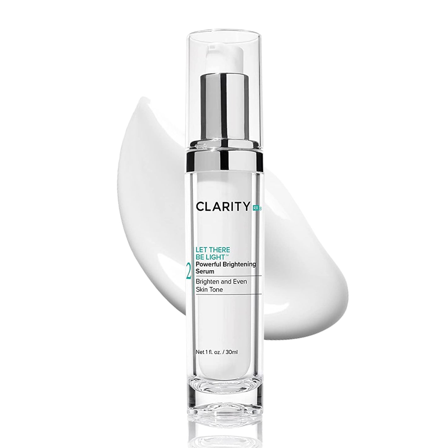 ClarityRx Let There Be Light Powerful Brightening Face Serum, Plant-Based Natural Hydrating Treatment with Hyaluronic Acid for Hyperpigmentation, Dark Beauty & Personal Care ClarityRx