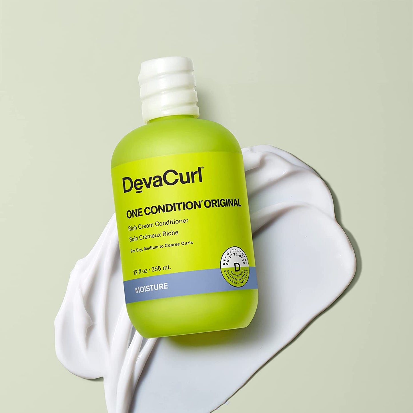 DevaCurl One Condition Original Rich Cream Conditioner, Soft Lemongrass, 12 fl. oz. Beauty & Personal Care DevaCurl