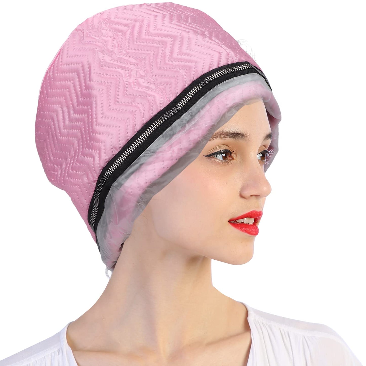 Hair Steamer Deep Conditioning Heat , Hair Thermal Temperature Adjustable Deep Conditioning Electric Heat , Reusable Shower , Gifts for Women Beauty and Personal Care Pongnas