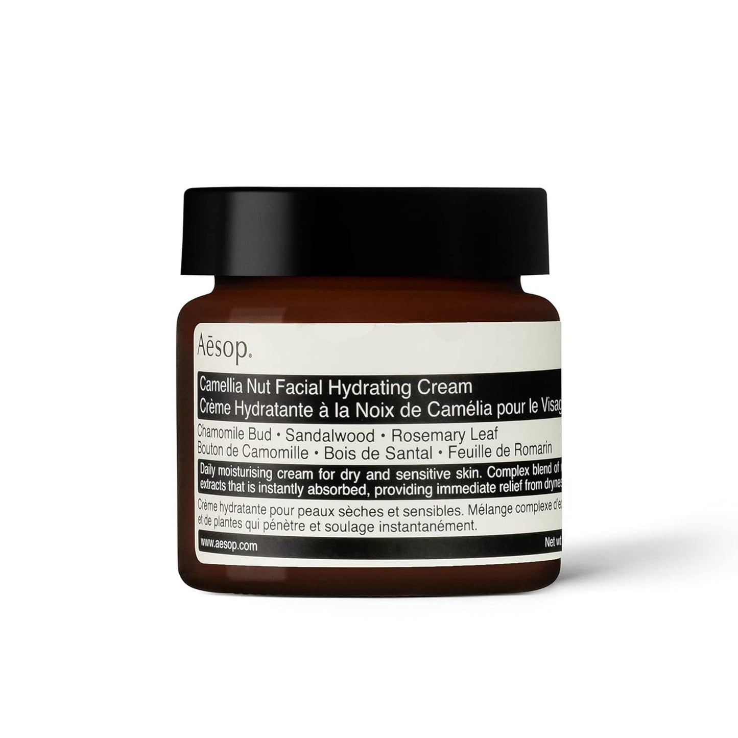 Aesop Camellia Nut Facial Hydrating Cream | Daily Moisturizer For Dry And Sensitive Skin | Provides Immediate Relief From Dryness | Blend Of Nut Beauty & Personal Care Aesop