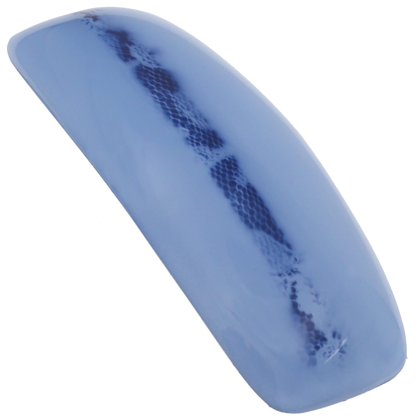 Camila Paris CP3441 French Hair Barrette Clip for Girls, Blue, Rubberized Automatic Clasp Strong Hold Grip Hair Clips for Women, No Slip and Durable Beauty & Personal Care Camila
