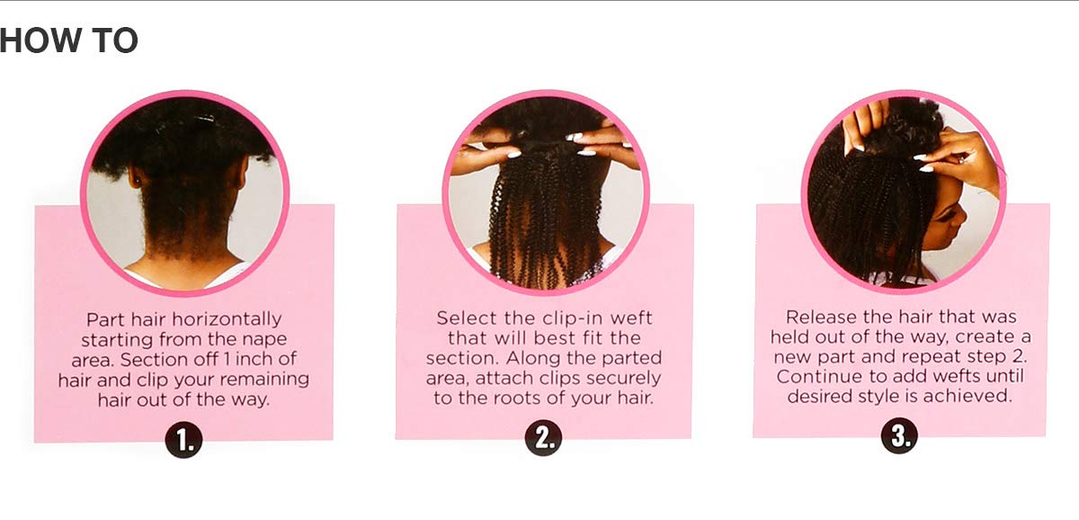 Sensationnel Clip in GAME CHANGER 10 Inch - textured clip in 9 piece pack adds volume CK&CO protective style - Curls kinks and co GAME CHANGER 10 Inch