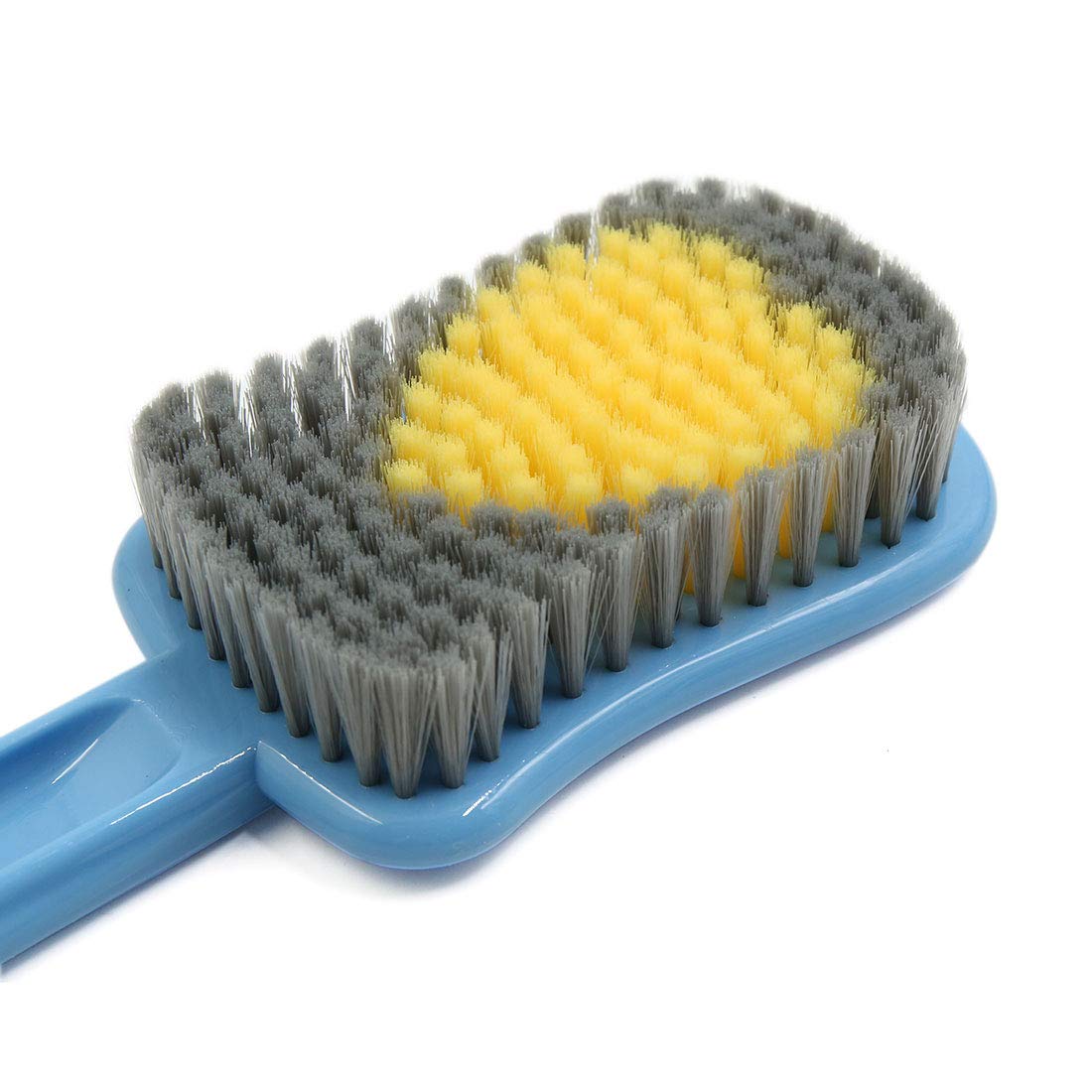Ruilogod Heart Pattern Soft Bristle Plastic Handle Good Performance Body Brush Bath Scrubber Blue (id: 929 8ae 5d7 bf8 11a Beauty and Personal Care Ruilogod