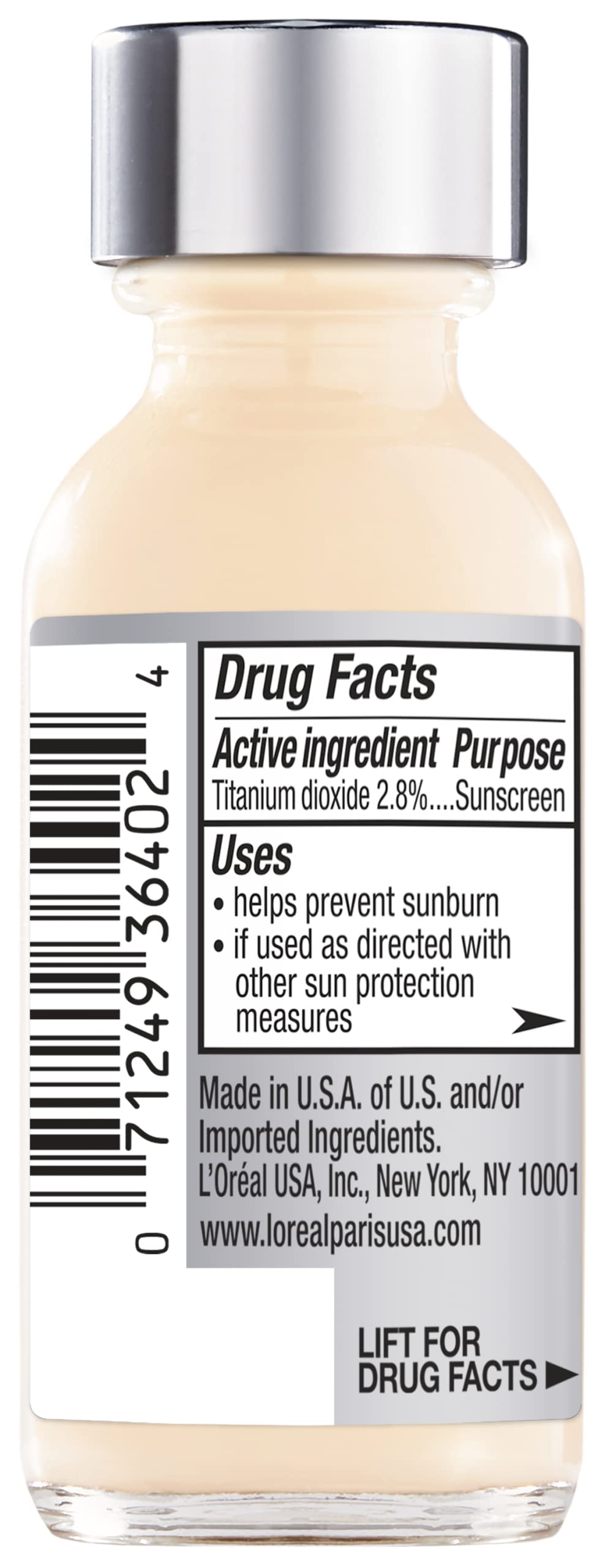 L’Oréal Paris Makeup True Match Super-Blendable Liquid Foundation, Cream Ivory W0.5, 1 Fl Oz,1 Count