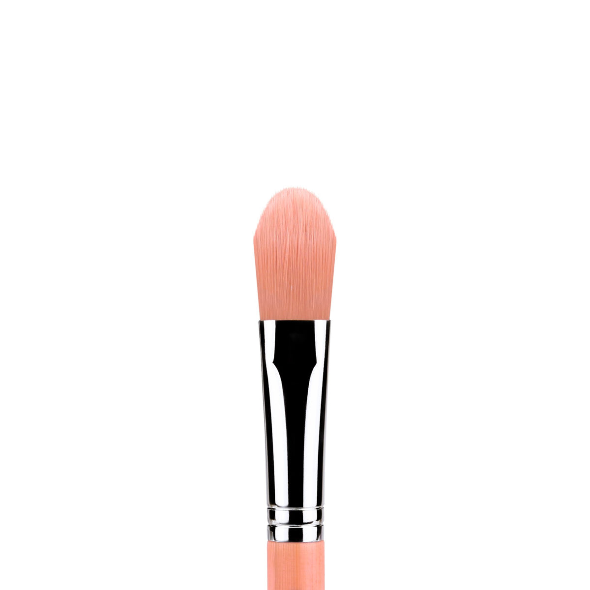 Bdellium Tools Professional Makeup Brush - Pink Bambu Series 947 Small Foundation - With Soft Synthetic Fibers, For Even Finish (Pink, 1pc)
