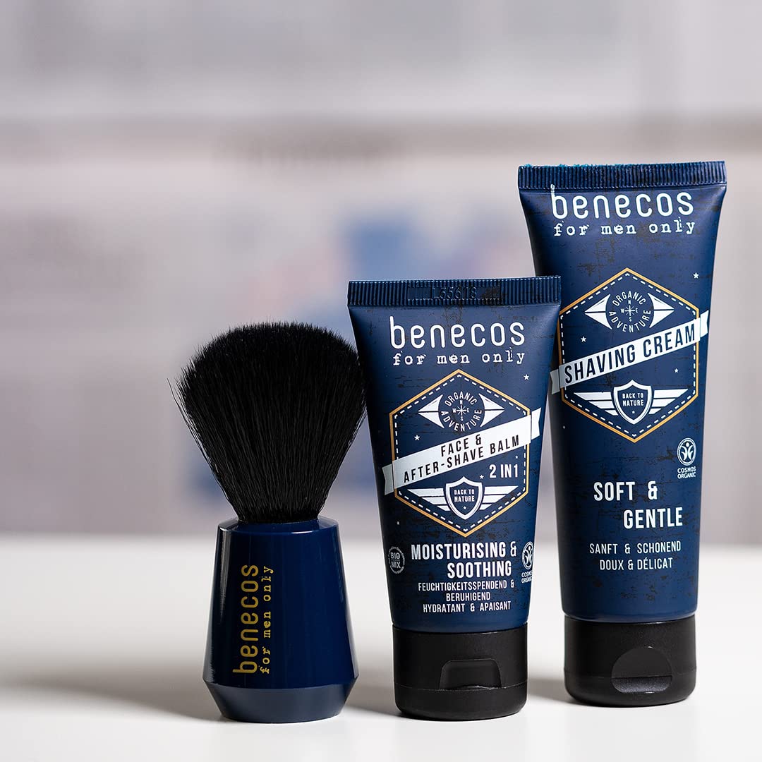 Benecos For Men Only Vegan Shaving Cream Beauty and Personal Care benecos