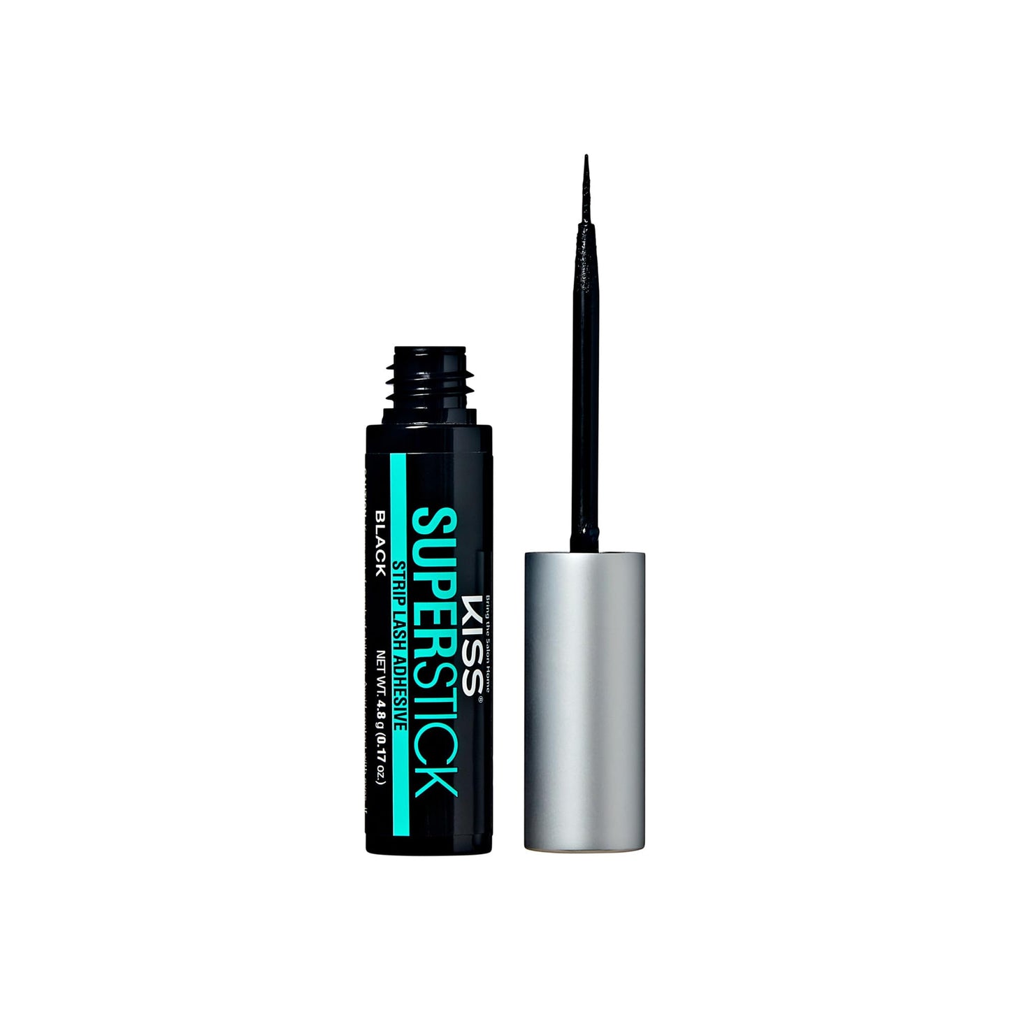 Kiss SuperStick Lash Glue for Strip Eyelashes, Black, 0.17 Oz (4.8 g), Dermatologist-Tested, Extended Wear Lash Adhesive, Easy-to-Apply Quick-Dry Beauty and Personal Care KISS