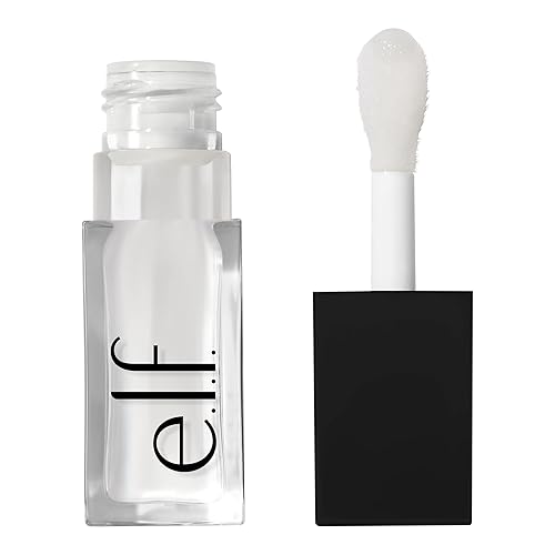 e.l.f. Glow Reviver Lip Oil, Nourishing Tinted Lip Oil For A High-shine Finish, Infused With Jojoba Oil, Vegan , Crystal Clear Beauty & Personal Care e.l.f.