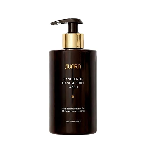 Juara 13.5 Fl Oz Hand & Body Wash - Hydrating Daily Cleanser with 72-Hour Moisture Magnet - Gentle Lather (Candlenut) Beauty & Personal Care Juara