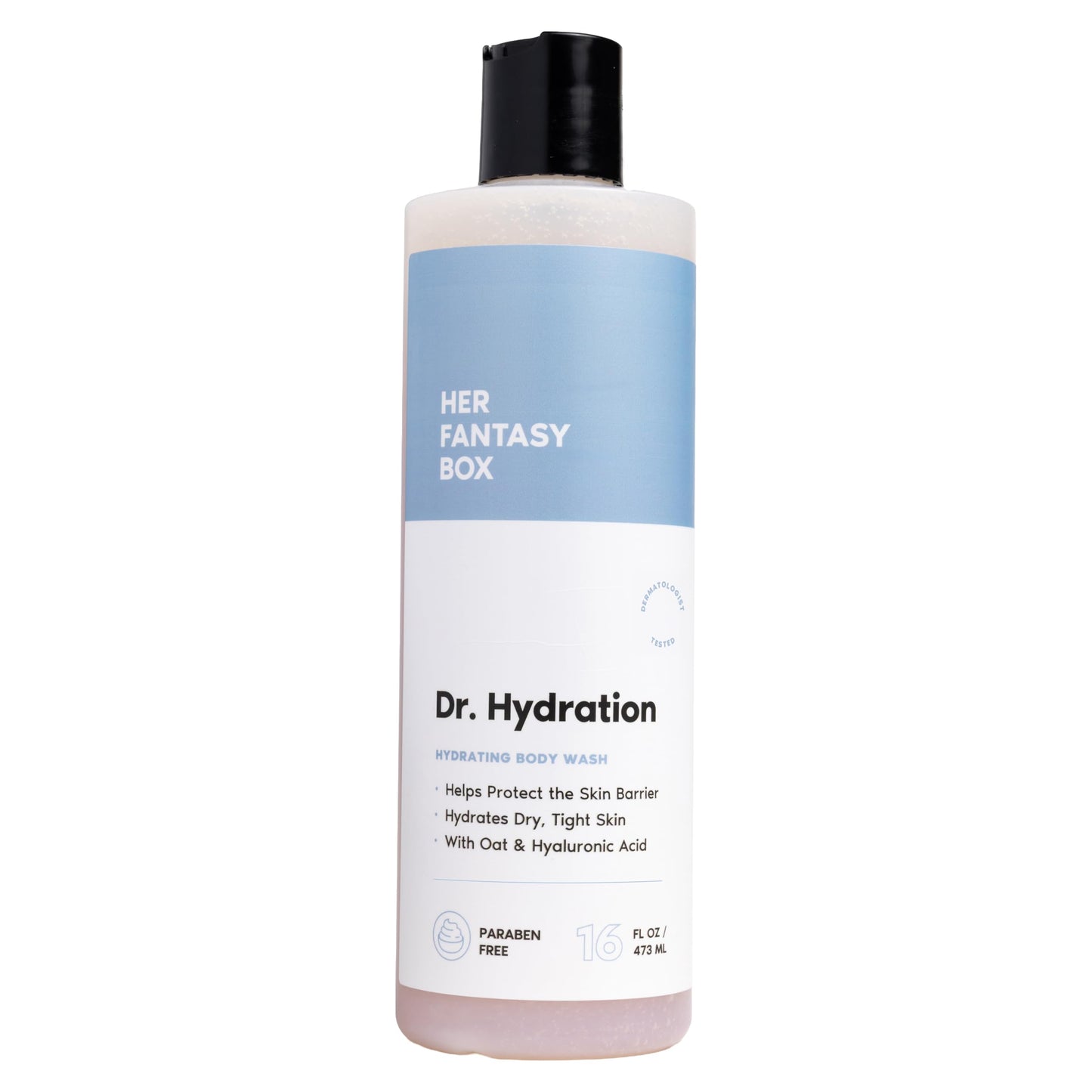 Her Fantasy Box | Dr. Hydration Moisturizing Body Wash - Ultra-Hydrating Cleanser with Hyaluronic Acid & Aloe, Gentle Daily Wash for Soft Beauty & Personal Care Her Fantasy Box