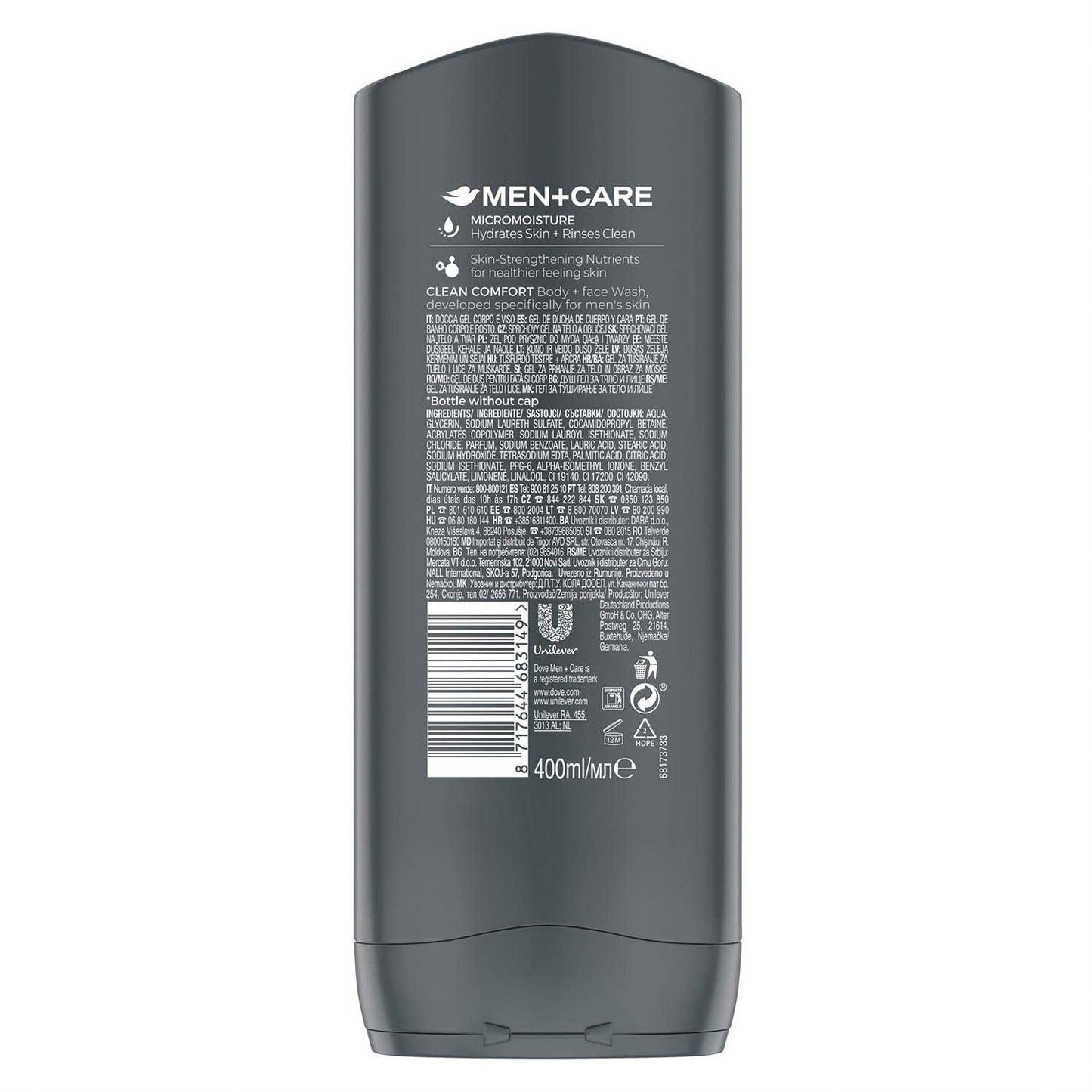 Dove Men+Care Body Wash and Face Wash for Dry Skin Clean Comfort Effectively Washes Away Bacteria While Nourishing Your Skin 13.5 oz Beauty & Personal Care DOVE MEN + CARE