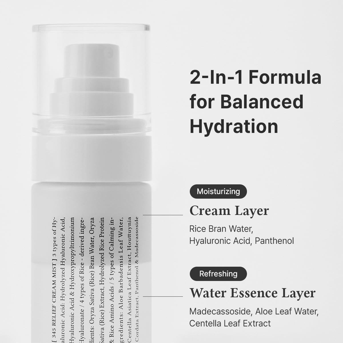 Dr.Althea 345 Relief Cream Mist, Korean Vegan Skin Care, 3.38 Fl Oz Beauty and Personal Care Dr.Althea