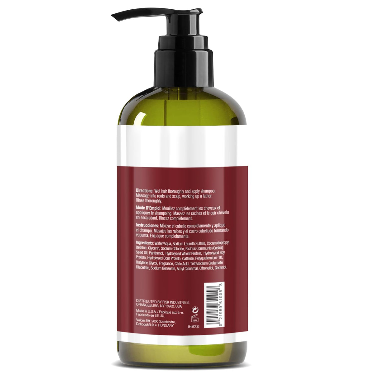 Hair Chemist Scalp Stimulating Castor Oil Shampoo 33.8 oz. - Castor Oil Hair Shampoo