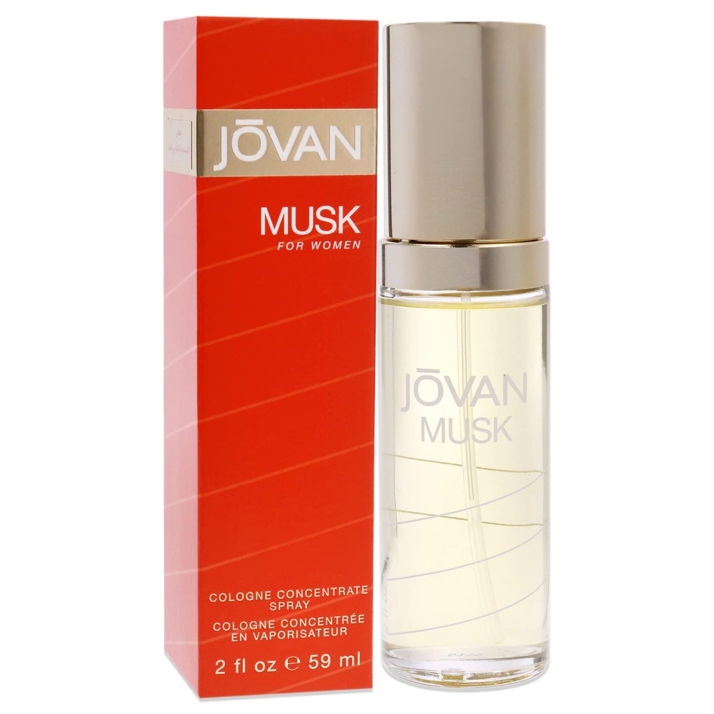 Jovan Musk Cologne Concentrate Spray 2.0 Oz Musk Cologne Concentrate Spray 2.0 Oz (60 Ml) (W) Beauty & Personal Care Jovan