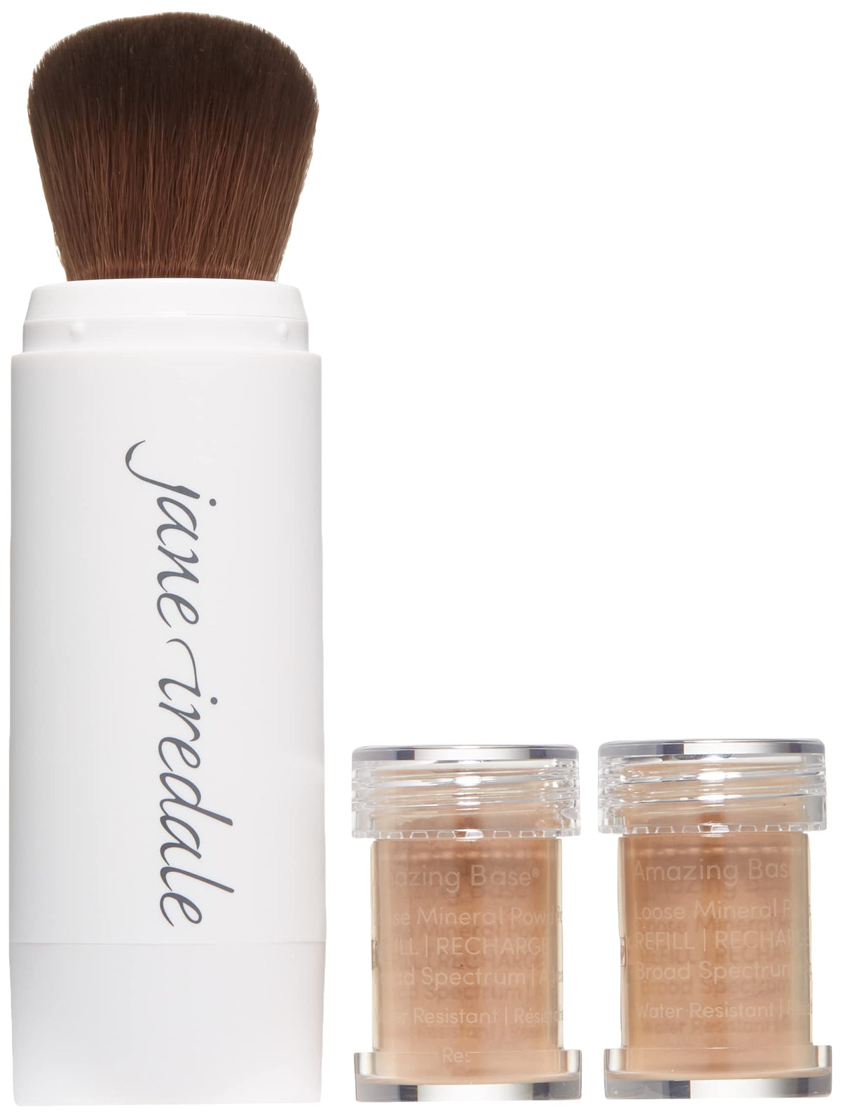 jane iredale Amazing Base Refillable Brush, Velvet, 0.18 oz. Beauty & Personal Care jane iredale