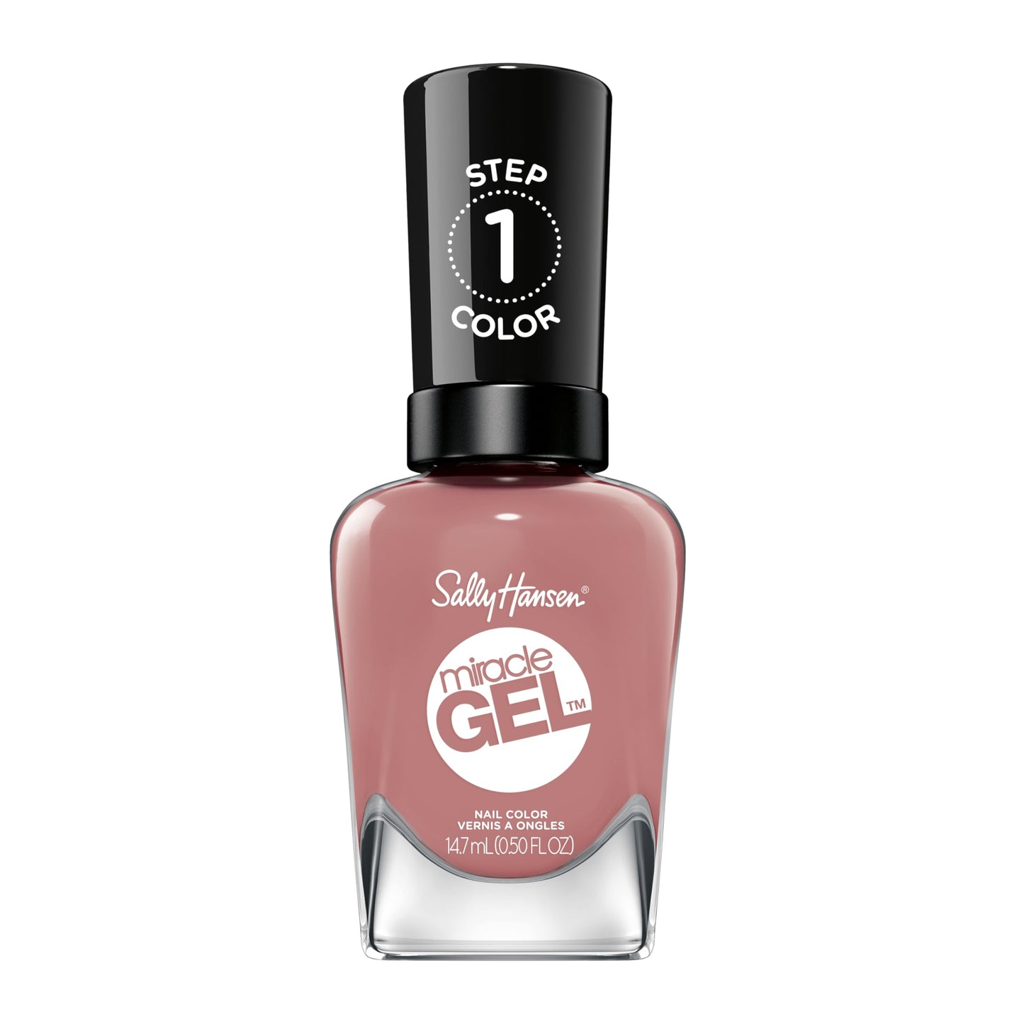 Sally Hansen Miracle Gel Salon Quality Nail Polish | Gel-Like Formula, Two-Step System, No UV Light Needed, Long Lasting | Opaque, Glossy | 252 Rose Beauty & Personal Care Sally Hansen