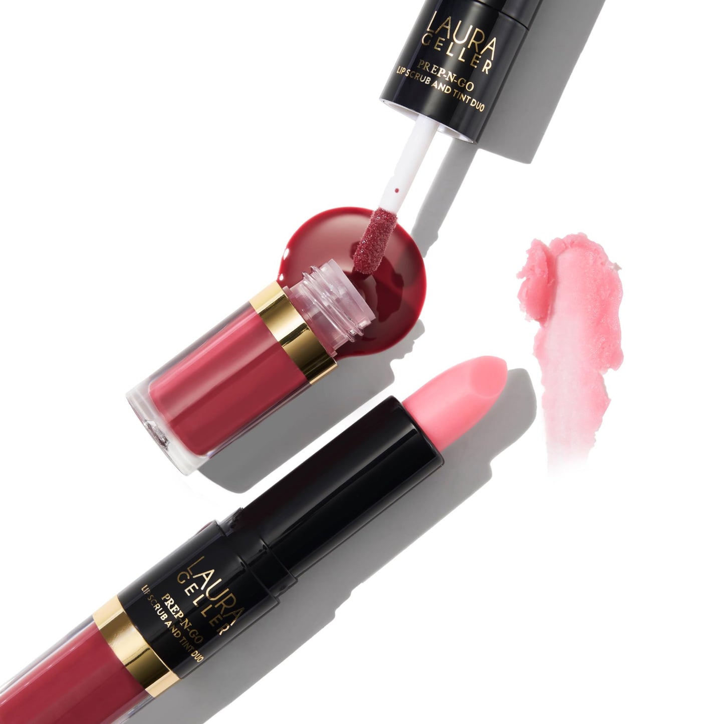 LAURA GELLER NEW YORK Prep-n-Go 2-in-1 Lip Scrub and Lip Oil Tint, Lip Hydrating Oil and Exfoliator, Finish Line Beauty and Personal Care LAURA GELLER NEW YORK