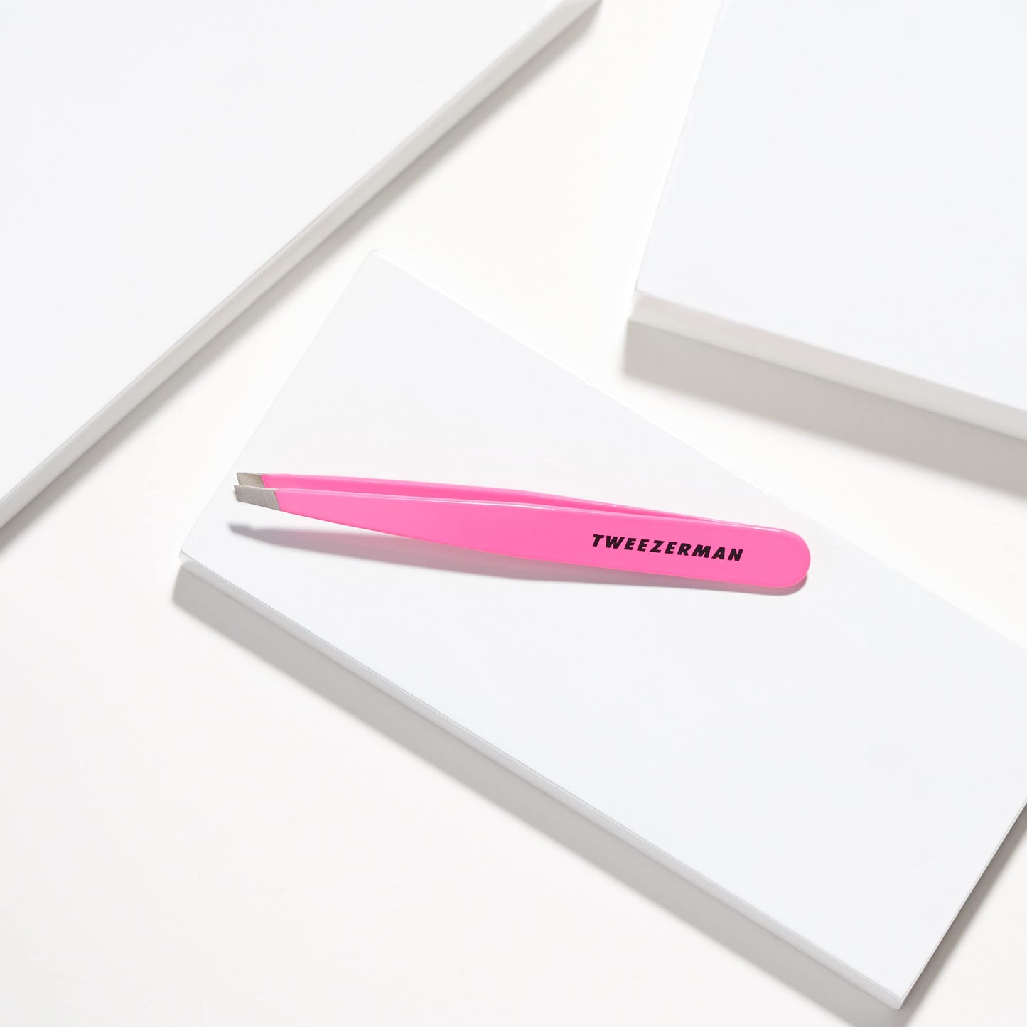 Tweezer Professional Stainless Steel Award Winning Slant, Pink (ZW-1230-NPP) Beauty and Personal Care Tweezerman