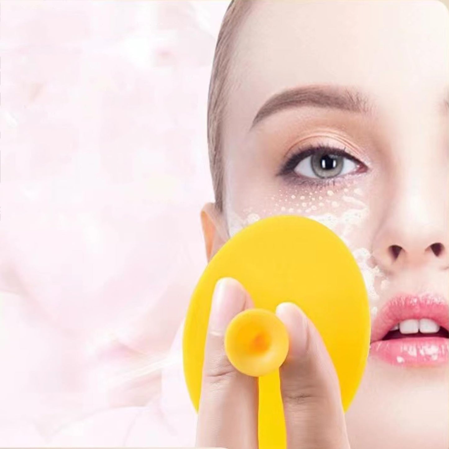 Face Scrubber, Silicone Face Scrubber, Soft Silicone Facial Cleansing Brush Face Exfoliator Blackhead Acne Pore Pad Cradle Cap Face Wash Brush Beauty & Personal Care MR LION