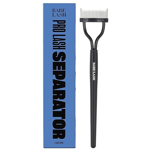 Babe Original Pro Eyelash Separator, Removes Clumps on Mascara, Reusable Stainless Steel Lash Comb for Cleaning Lashes Beauty & Personal Care BABE ORIGINAL