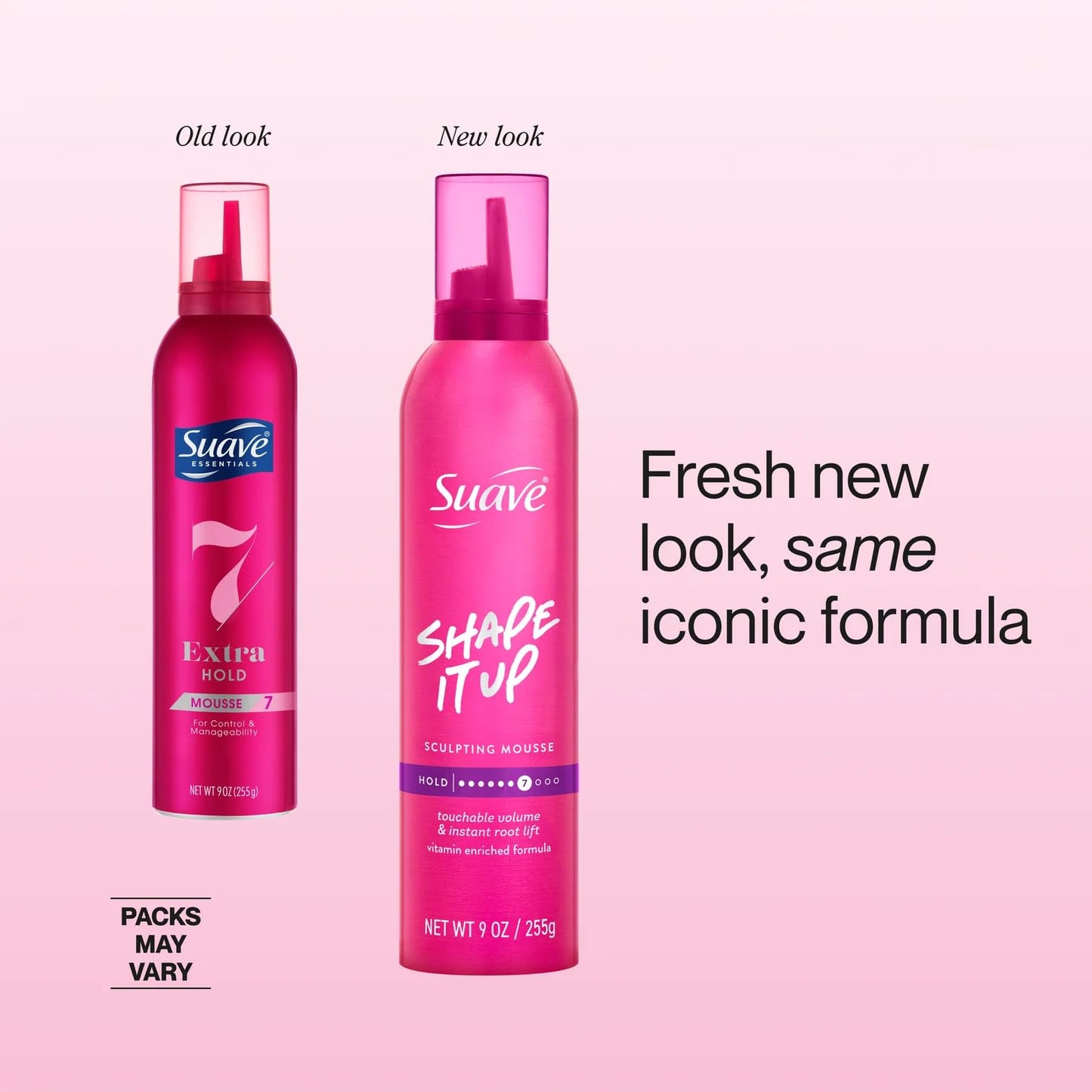 Suave Mousse Shape It Up Sculpting 9 Ounce (Pack of 3) Beauty & Personal Care Suave