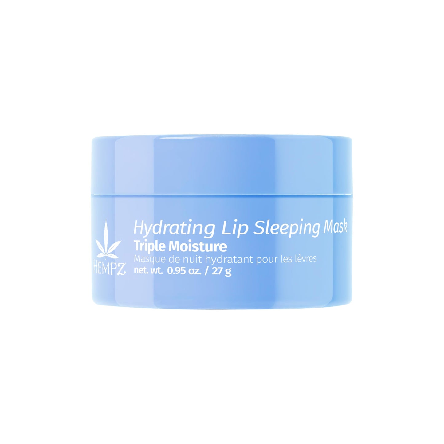 Hempz Hydrating Lip Sleeping Mask - Triple Moisture Fresh Citrus (.95 Oz.) - Overnight Hydrating Lip Balm for Dry Lips, Lip Repair, Chapped Lip Beauty and Personal Care Hempz