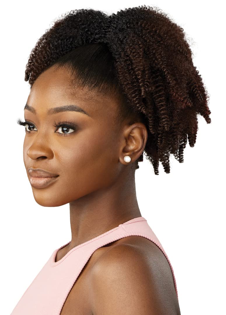 Outre - Pretty Quick Drawstring Pony - Kajo (JET BLACK 1)