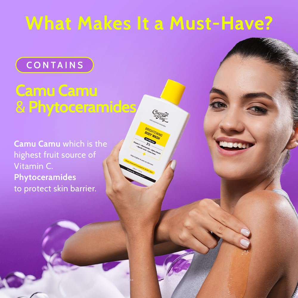 Chemist at Play 1% Salicylic Acid Body Wash | Paraben & SLS Free | Gentle Exfoliating Shower Gel | Prevents Body Acne, Bumpy Skin & Deep Cleanses Skin Beauty and Personal Care Chemist at Play
