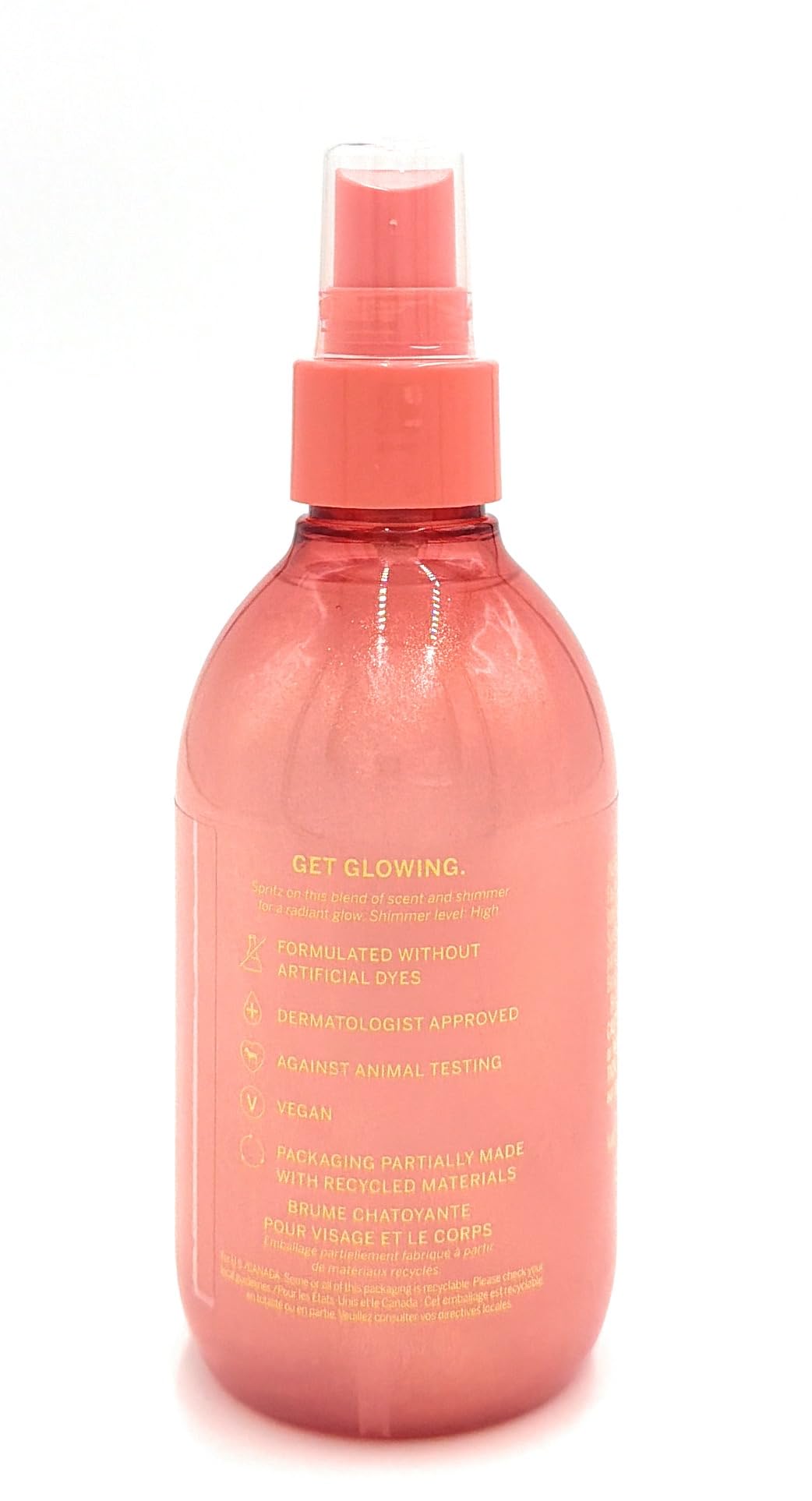 Victoria's Secret Pink Peach Shimmer Body Mist 8 Fl Oz