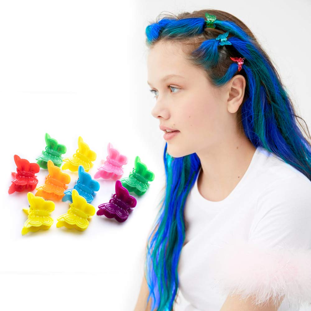 KC Republic Hair Chalk for Kids Jumbo Hair Chalk Sticks Washable Hair Color Temporary Dye for Girls Safe Scented Rainbow Metallic Glitter Hair Beauty & Personal Care KC Republic