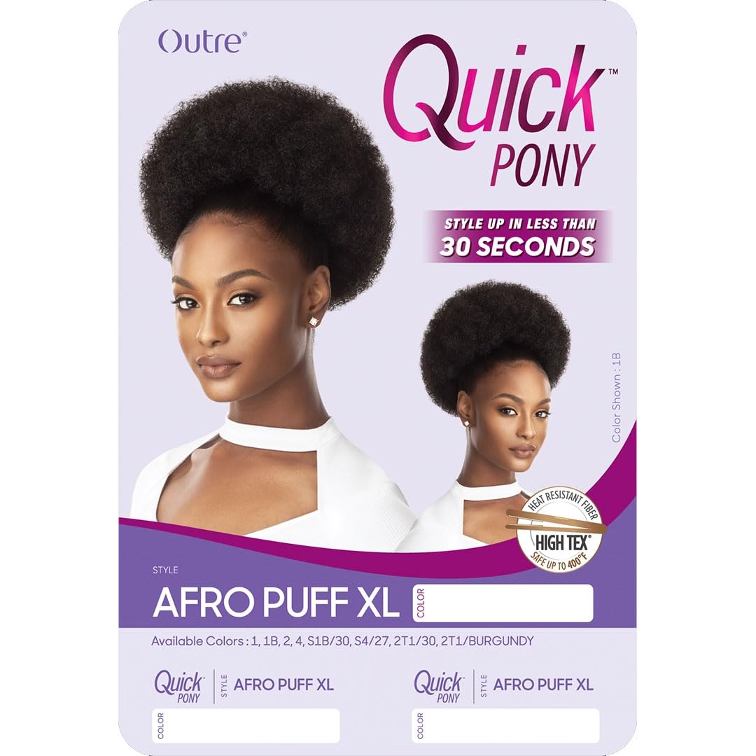 Outre Synthetic Quick Pony AFRO PUFF XL (1)