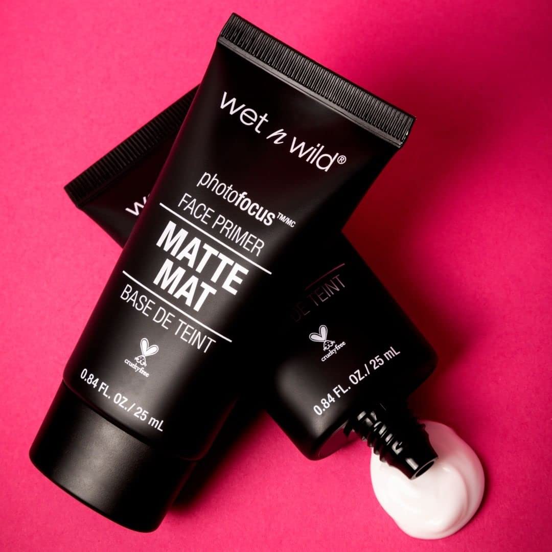 wet n wild Face Primer Photo Focus Matte Face Primer Clear, Perfect Prep & Matte Finish, Extends Makeup Wear, Weightless Hydration with Aloe Vera Beauty & Personal Care wet n wild