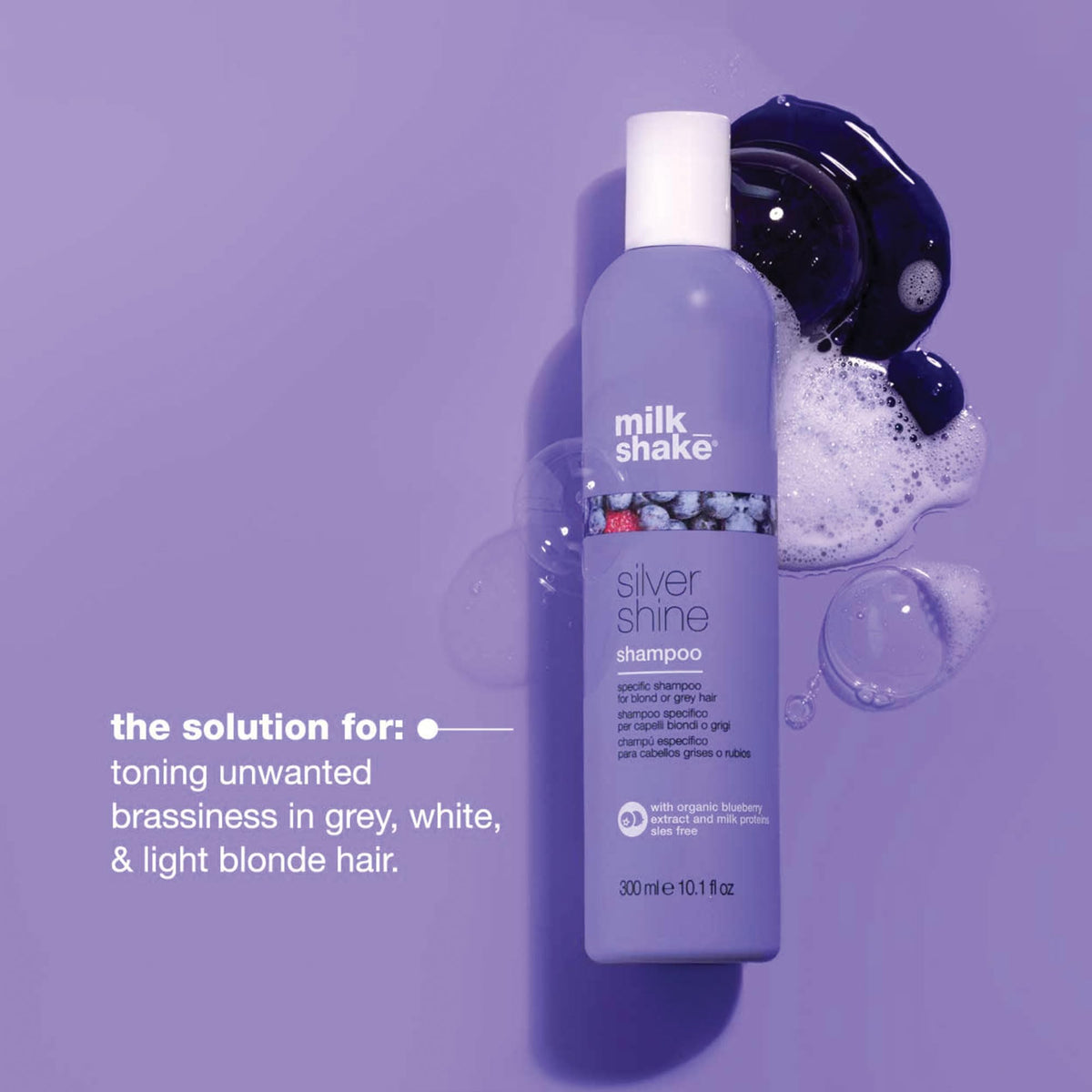 milk_shake Silver Shampoo, Purple, Milk, 10.1 Fl Oz Beauty & Personal Care milk_shake
