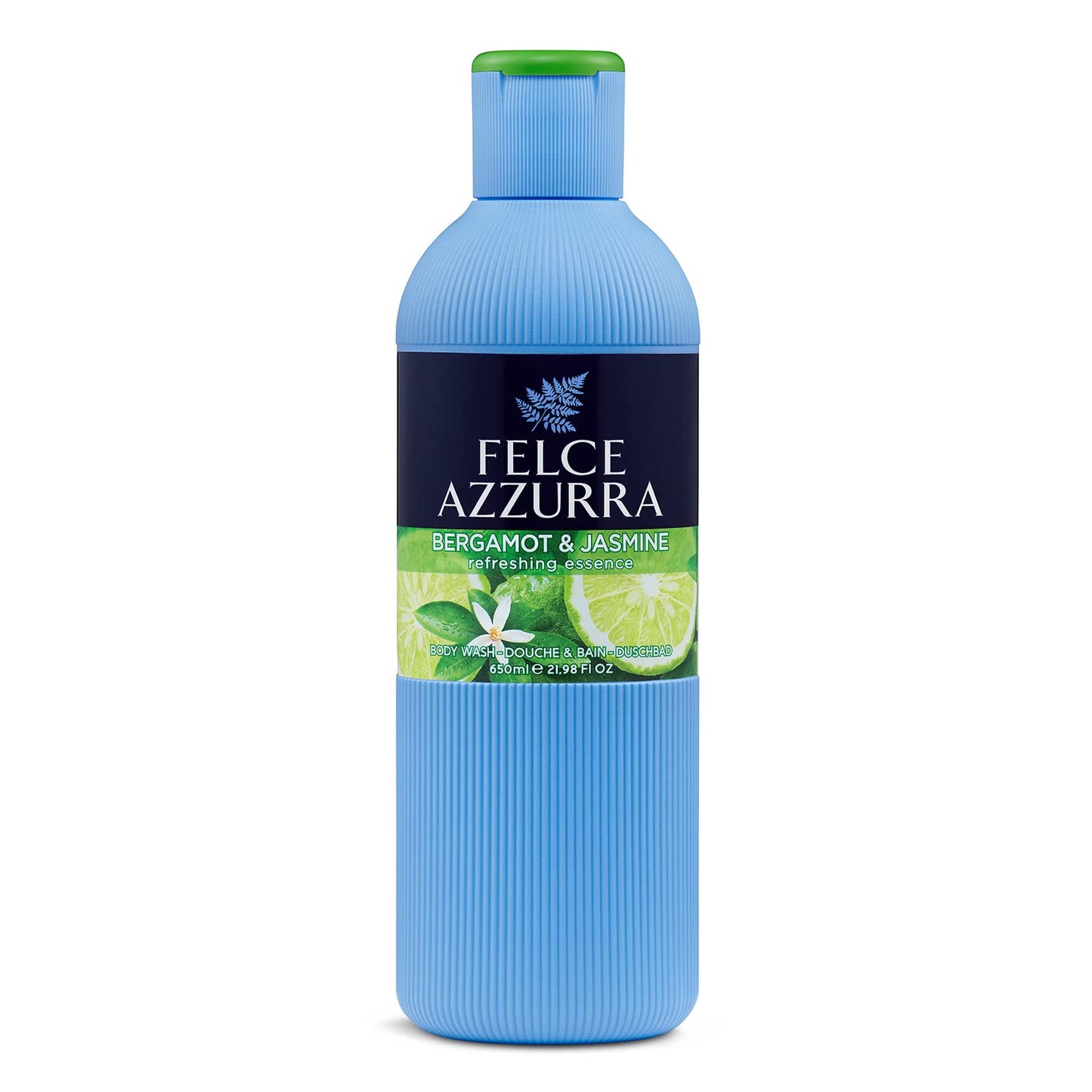 Felce Azzurra Bergamot And Jasmine - Refreshing Essence Body Wash - Enriched By Hints Of Amber And Cinnamon - Intense And Regenerating Fragrance Beauty & Personal Care Felce Azzurra