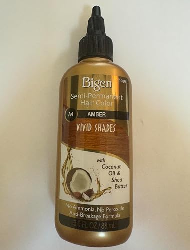 Bigen Semi Permanent Hair Color #A4 Amber, 3 oz (Packs of 3) Beauty & Personal Care Bigen