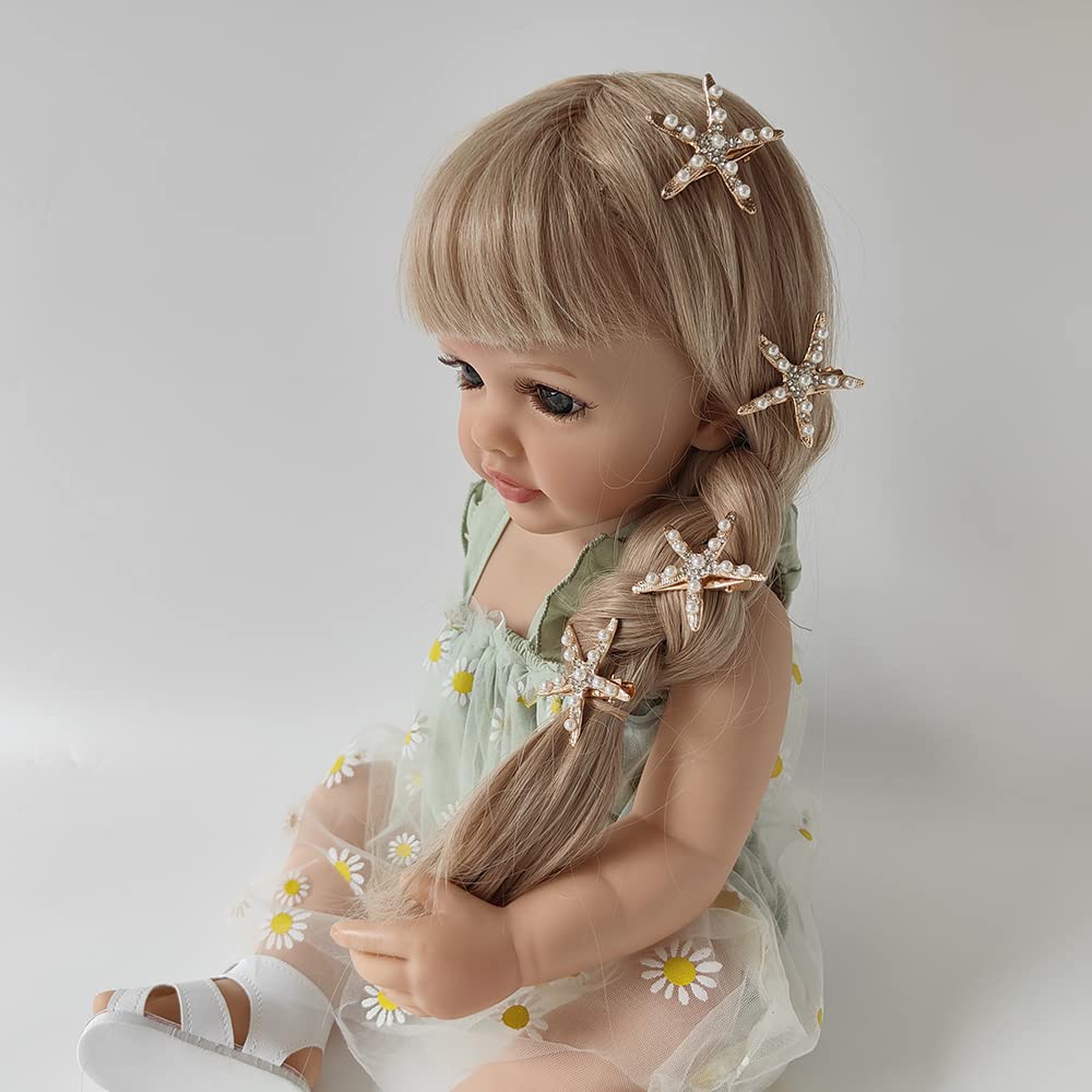 Starfish Hair Clip Star Hair Pins Mermaid Hair Accessories for Hair Barrettes Wedding Bridal Girls Women (Style1-15Pcs) Beauty & Personal Care Etncy Life