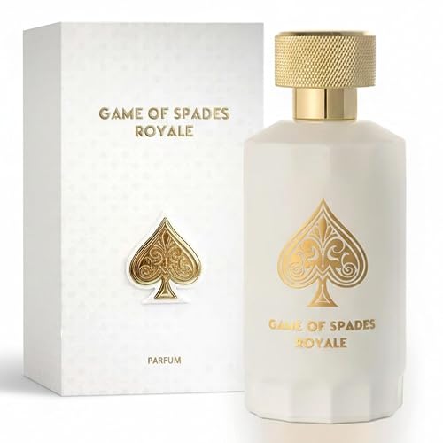 Jo Milano Game of Spades Royale Parfum Spray | 3.4 oz (100ml) | Oud Wood, Amber, Musk, Floral, Caramel Scent | Long Lasting Fragrance for Men and Beauty & Personal Care Jo Milano