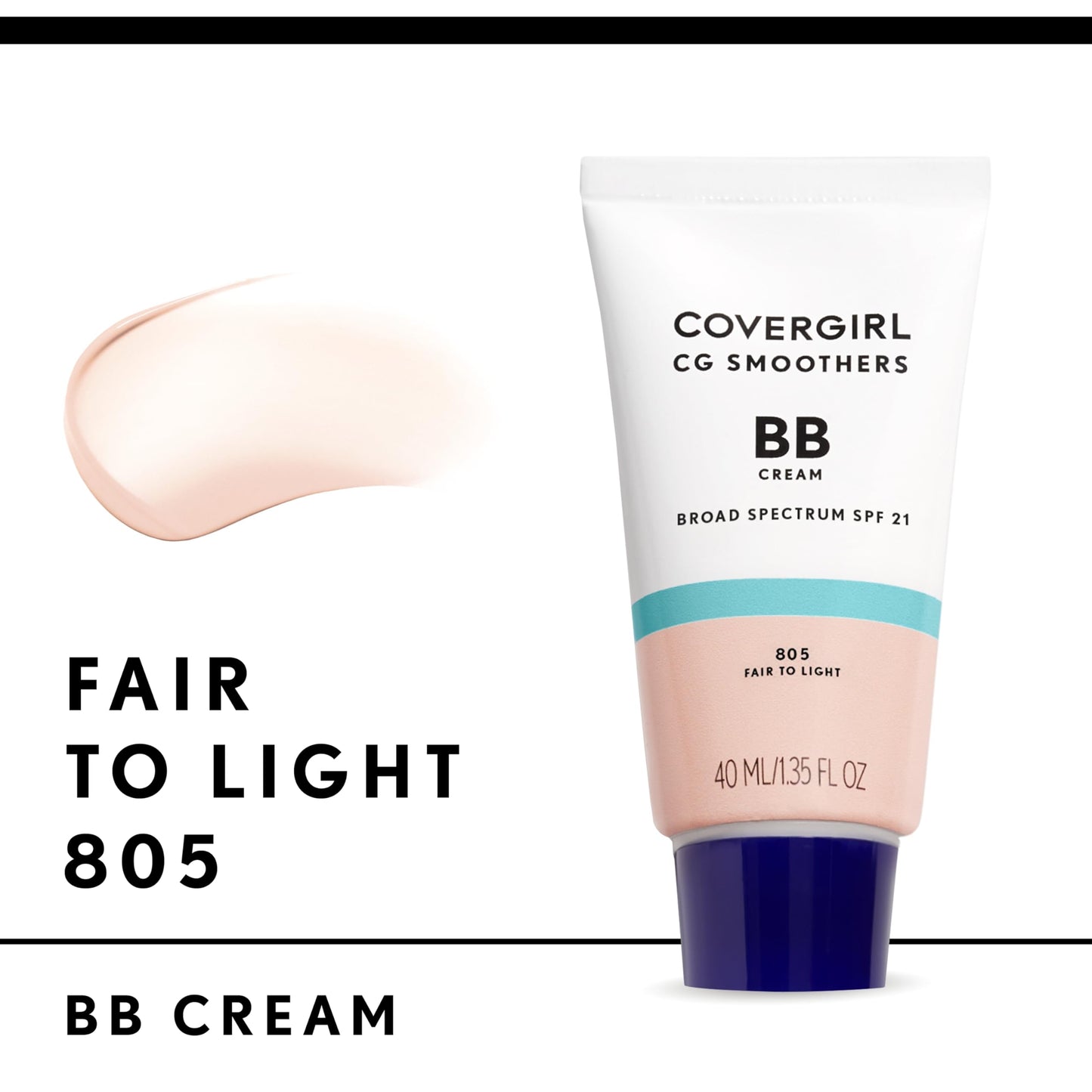 COVERGIRL SmoothersLightweight BB Cream Medium to Dark 815, 1.35 Ounce (packaging may vary) (Pack of 2) Beauty and Personal Care COVERGIRL