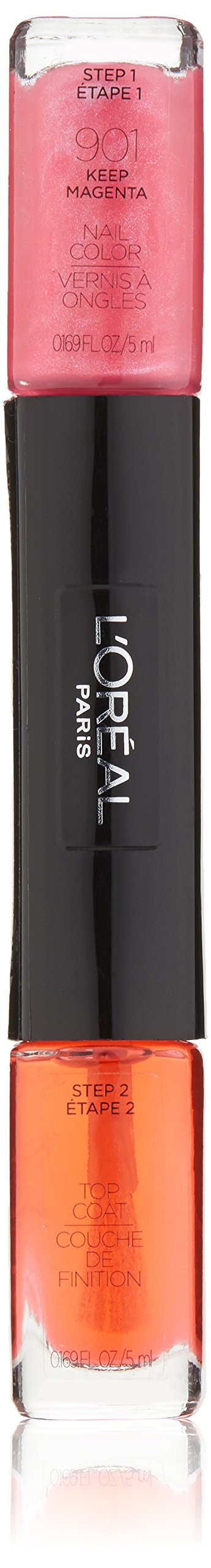 L’Oréal Paris Cosmetics Infallible Nail, Keep Magenta, 0.34 Fluid Ounce