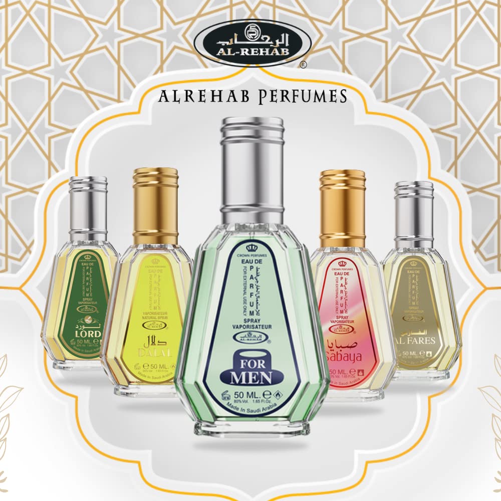 Al Rehab For Men Eau de Parfum Spray For Men, 1.7 Ounce Beauty & Personal Care Al-Rehab