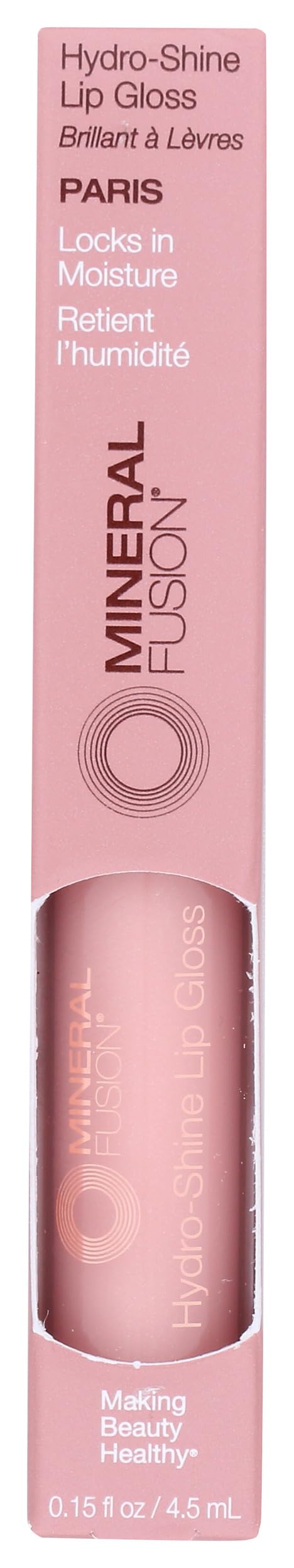 Mineral Fusion Hydro-Shine Lip Gloss, Paris, 0.15 Ounces Beauty & Personal Care Mineral Fusion