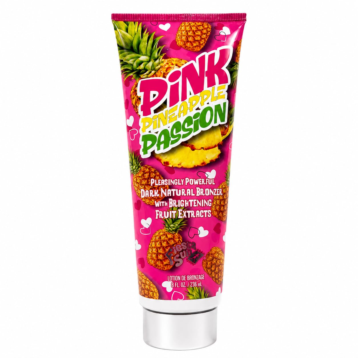 Fiesta Sun Pink Pineapple Passion Powerful Dark Natural Bronzer 8oz Beauty & Personal Care Fiesta Sun